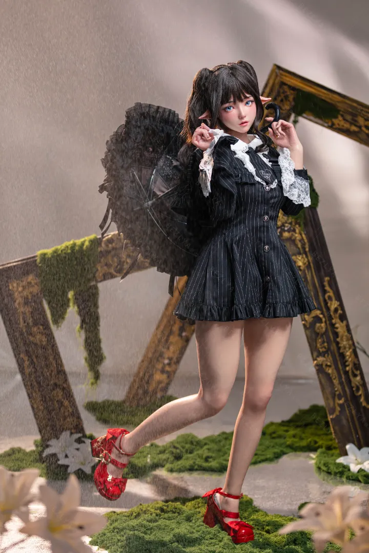 155cm (5ft1) E罩杯 輕量化 矽膠 性愛娃娃 ROS 头部 Freesia